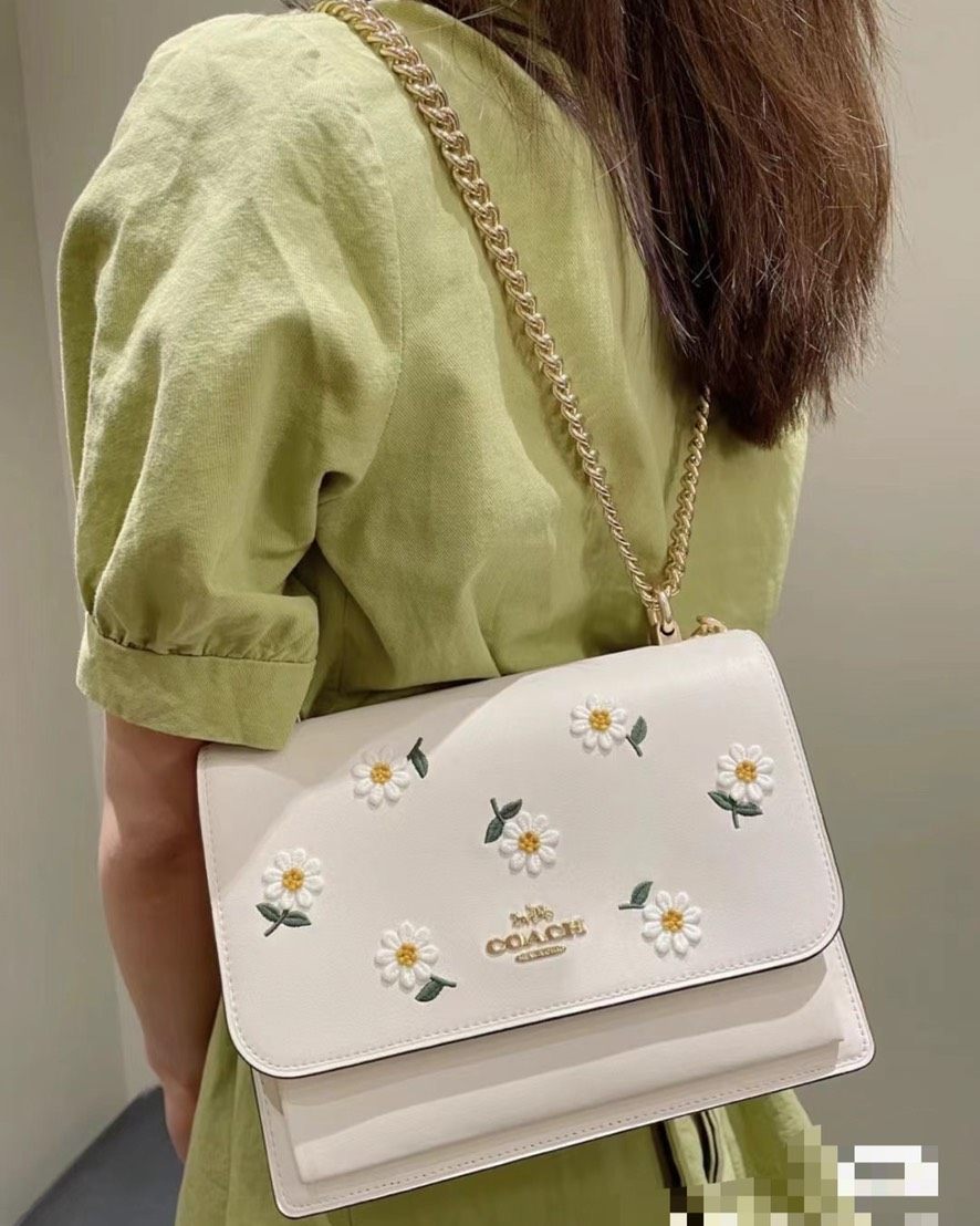 coachklare小雏菊风琴包链条包降价了