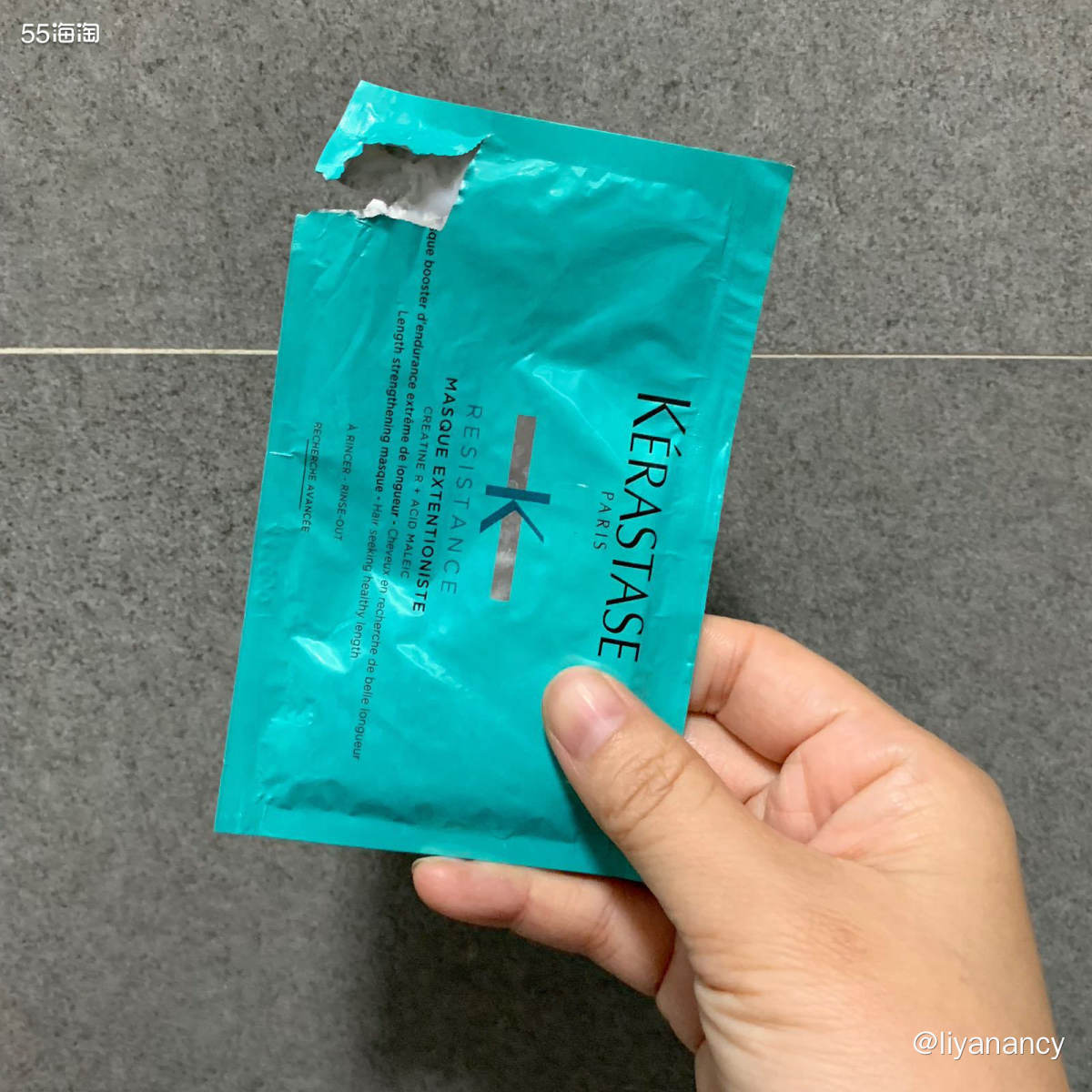 🍇卡诗家的洗发水护发素等分很多系列，这个蓝绿色包装的是卡诗