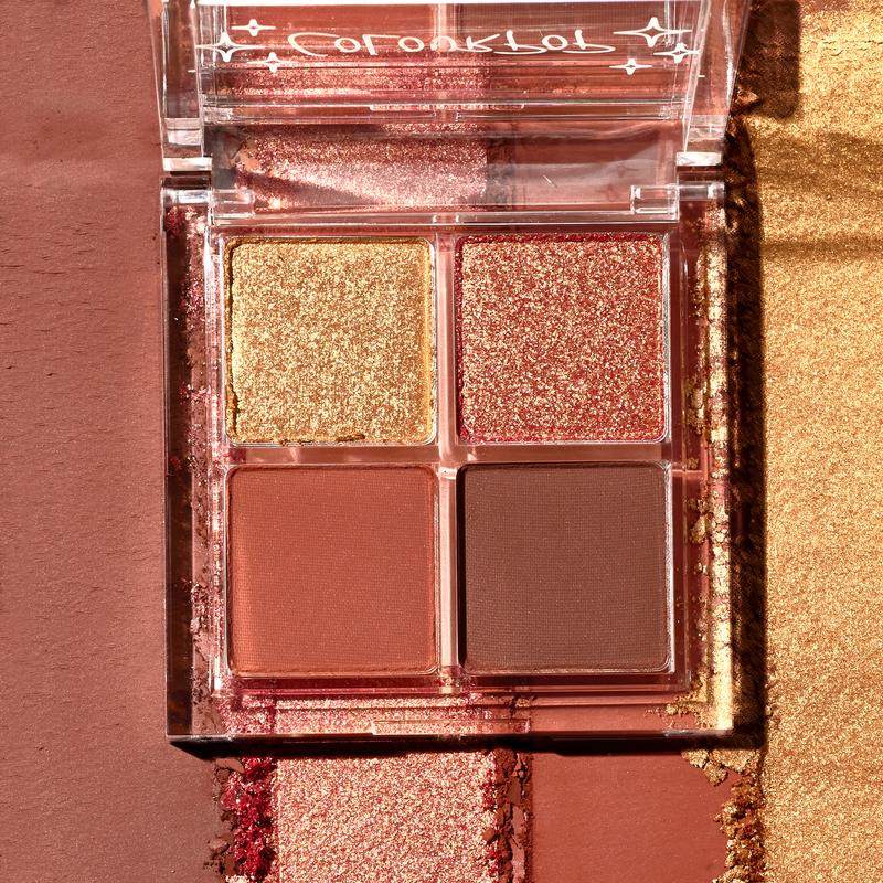 ColourPop卡拉泡泡美国官网四色眼影盘折扣已经开始了，
