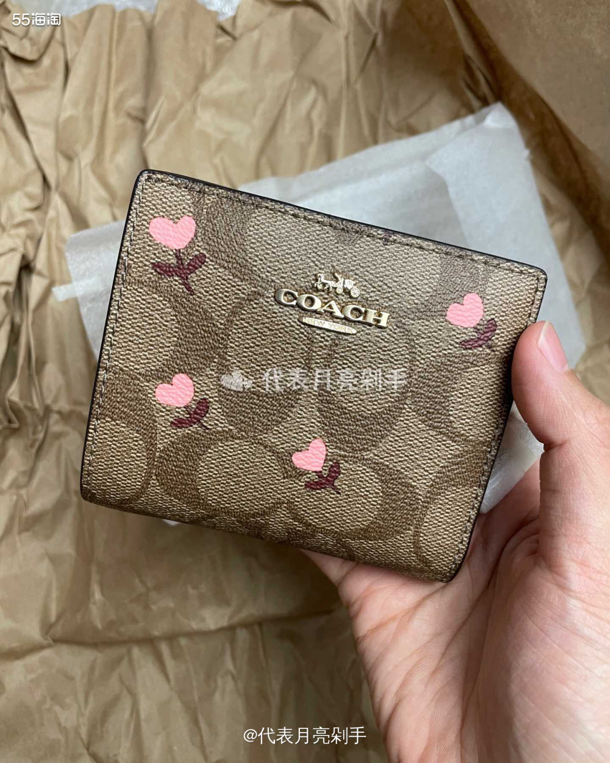 💕产品名称：SNAP WALLET IN SIGNATUR