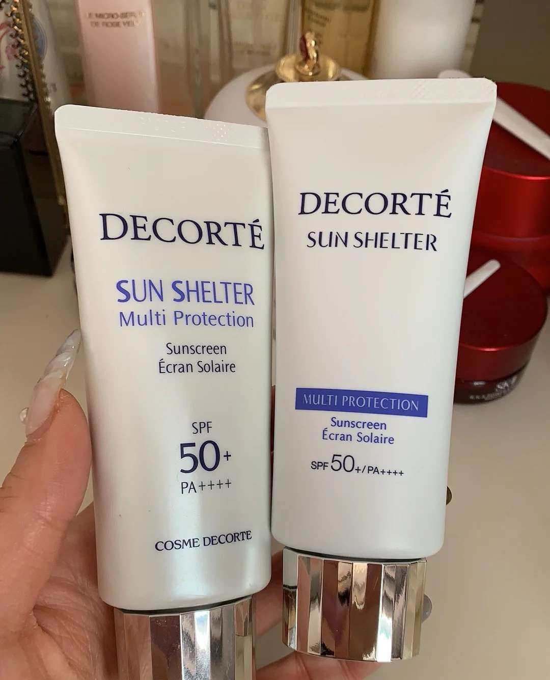 夏天来了，全部用起来，几乎是人手一只！兰蔻之前我没有囤货，最