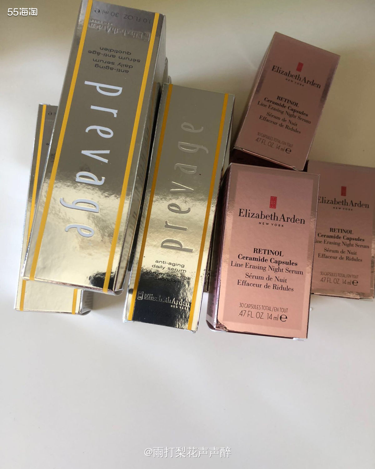 伊丽莎白雅顿粉胶主打密集修复、抗初老🌟添加视黄醇和神经酰胺