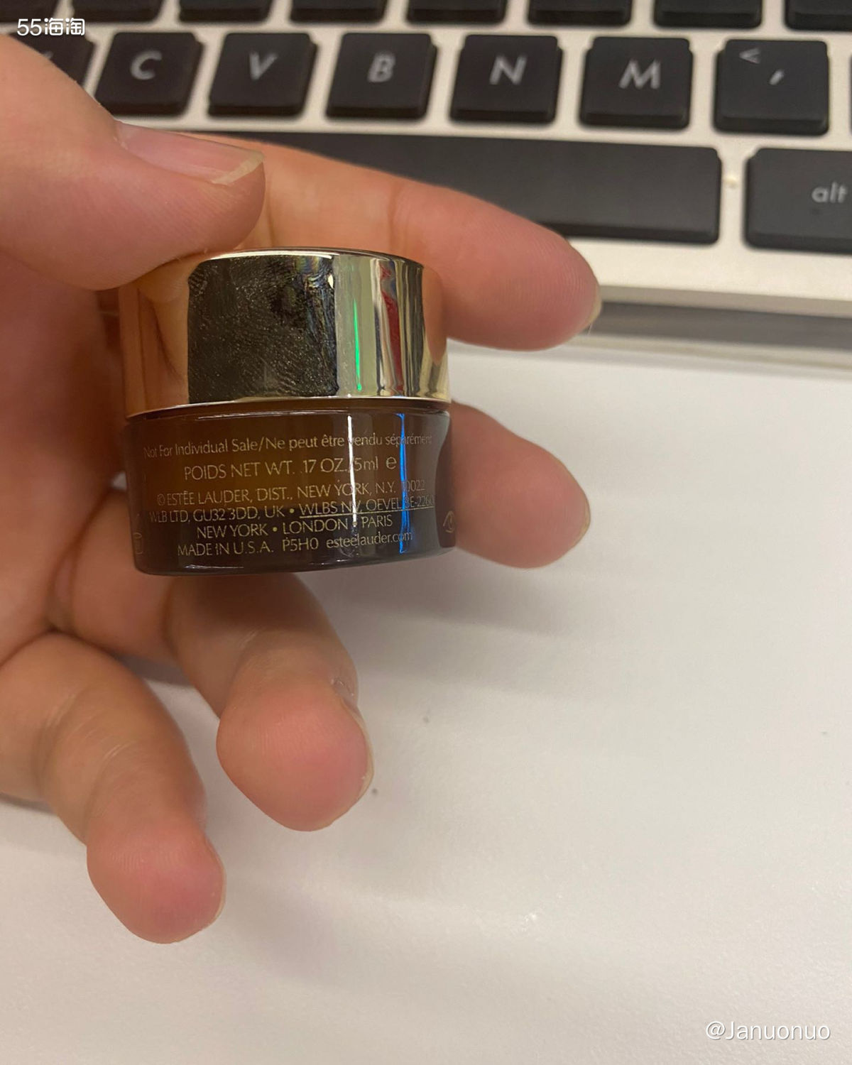 雅诗兰黛美国官网海淘小样  抗蓝光眼霜5ml 2个，单个52