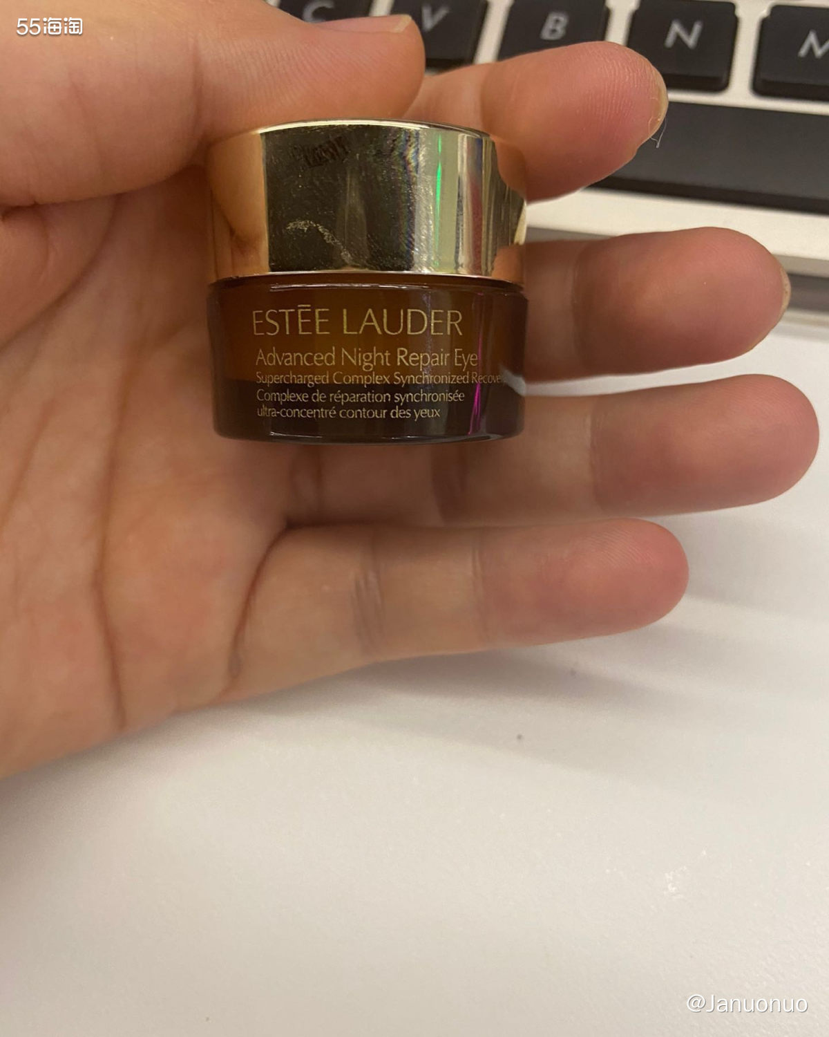 雅诗兰黛美国官网海淘小样  抗蓝光眼霜5ml 2个，单个52