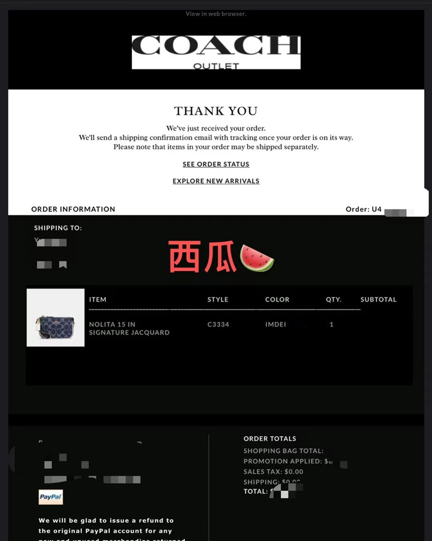 ✨Coach nolita15蓝色老花麻将包终于补货了，好不