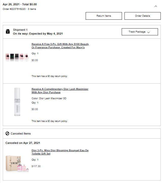 Macy&#039;s梅西母亲节活动，美妆护肤8.5折，入了