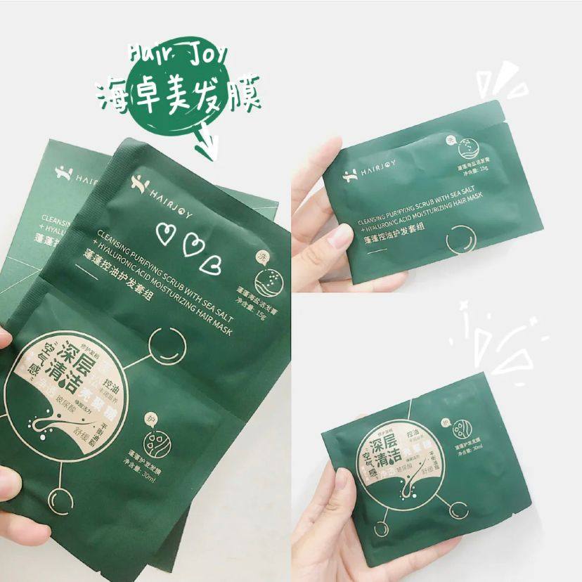 海卓美这个一分为二的洗护体验套装确实好用啊！来冲！ 头发蓬松
