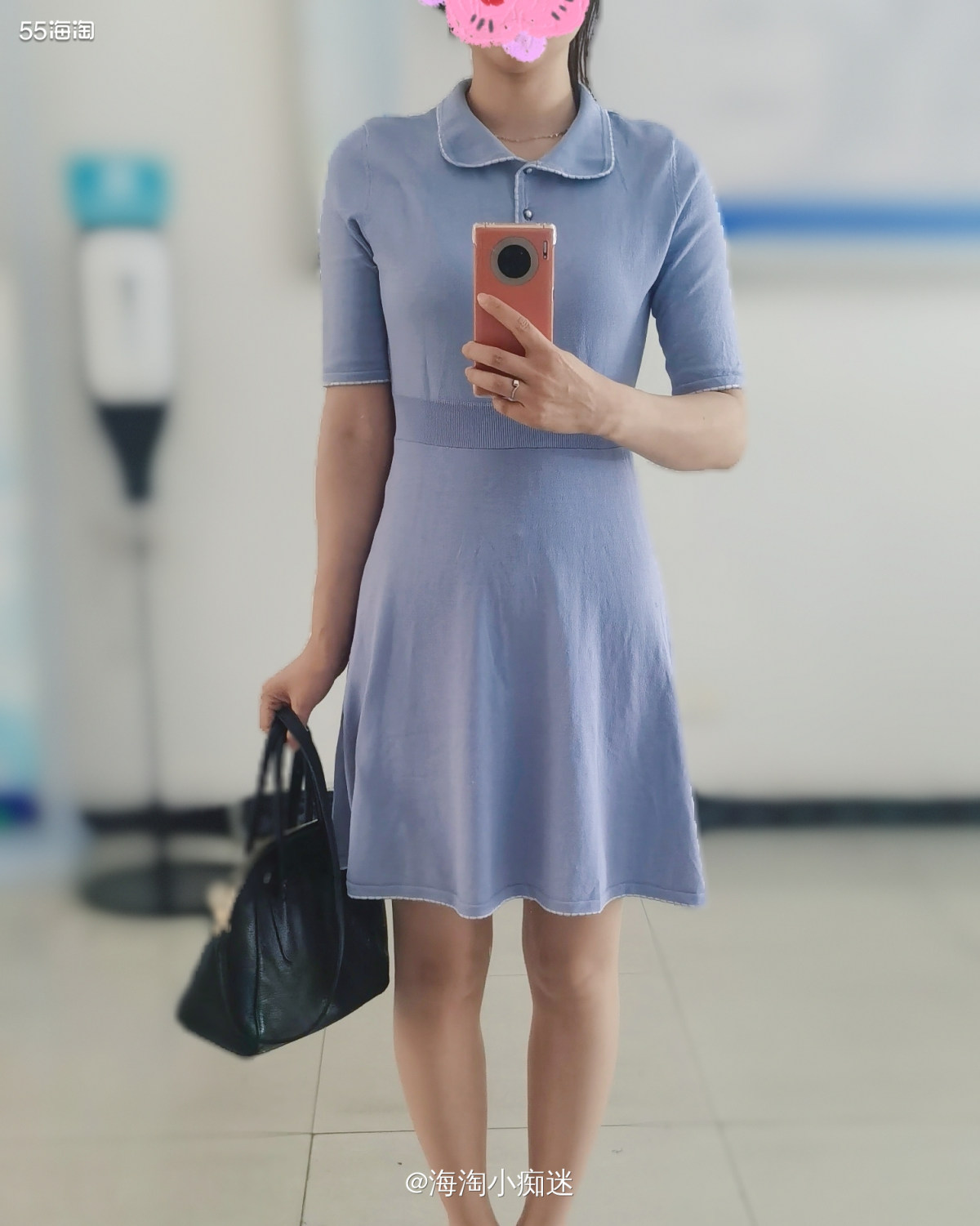 这是在唯品会上买的Roem | 衣恋旗下夏季新款法式优雅连衣