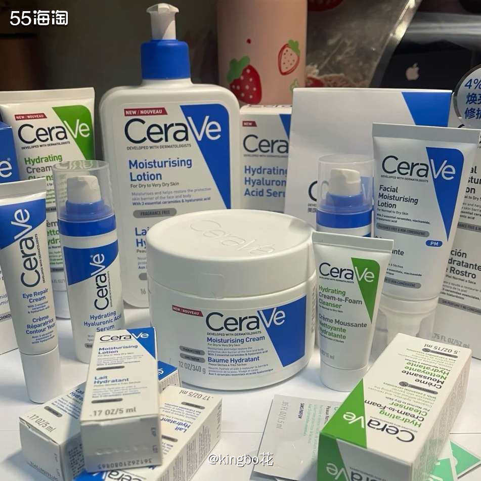 ▶️CeraVe适乐肤，是美国皮肤科参与研发的妆品牌。没有华