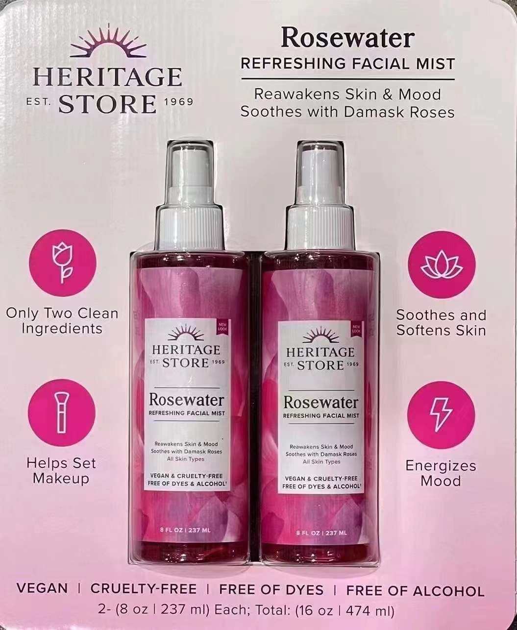 【美国直邮】269元🉐 heritage store玫瑰水