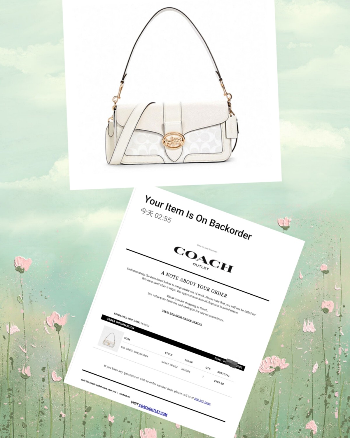 🔥前几天🇺🇸coach奥莱georgie系列马车腋下打