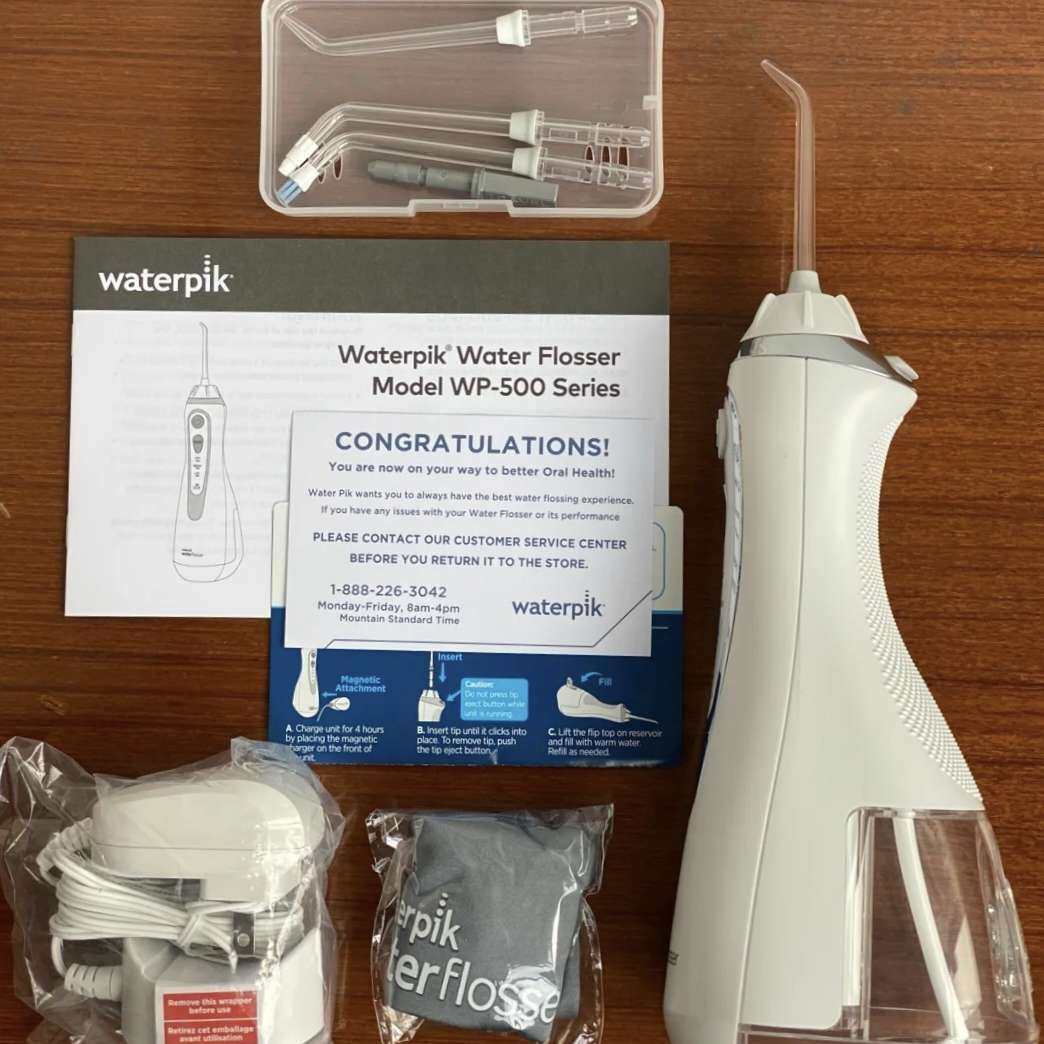 ⭕waterpik 洁碧 无绳水牙线，充电便携式冲洗器，适用