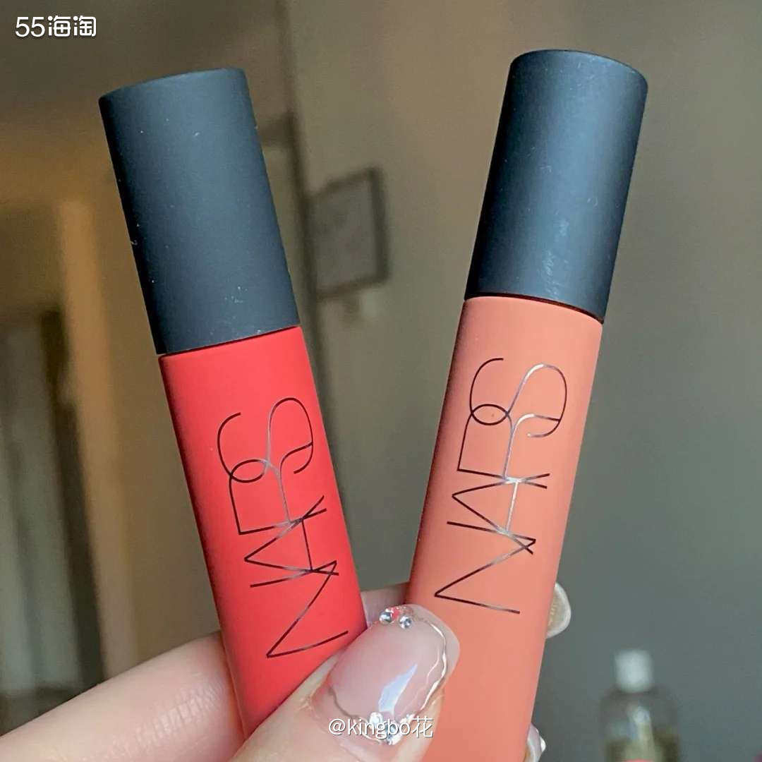 🔴运通好物，Nars空气雾感唇釉Thrust，很仙的奶茶色