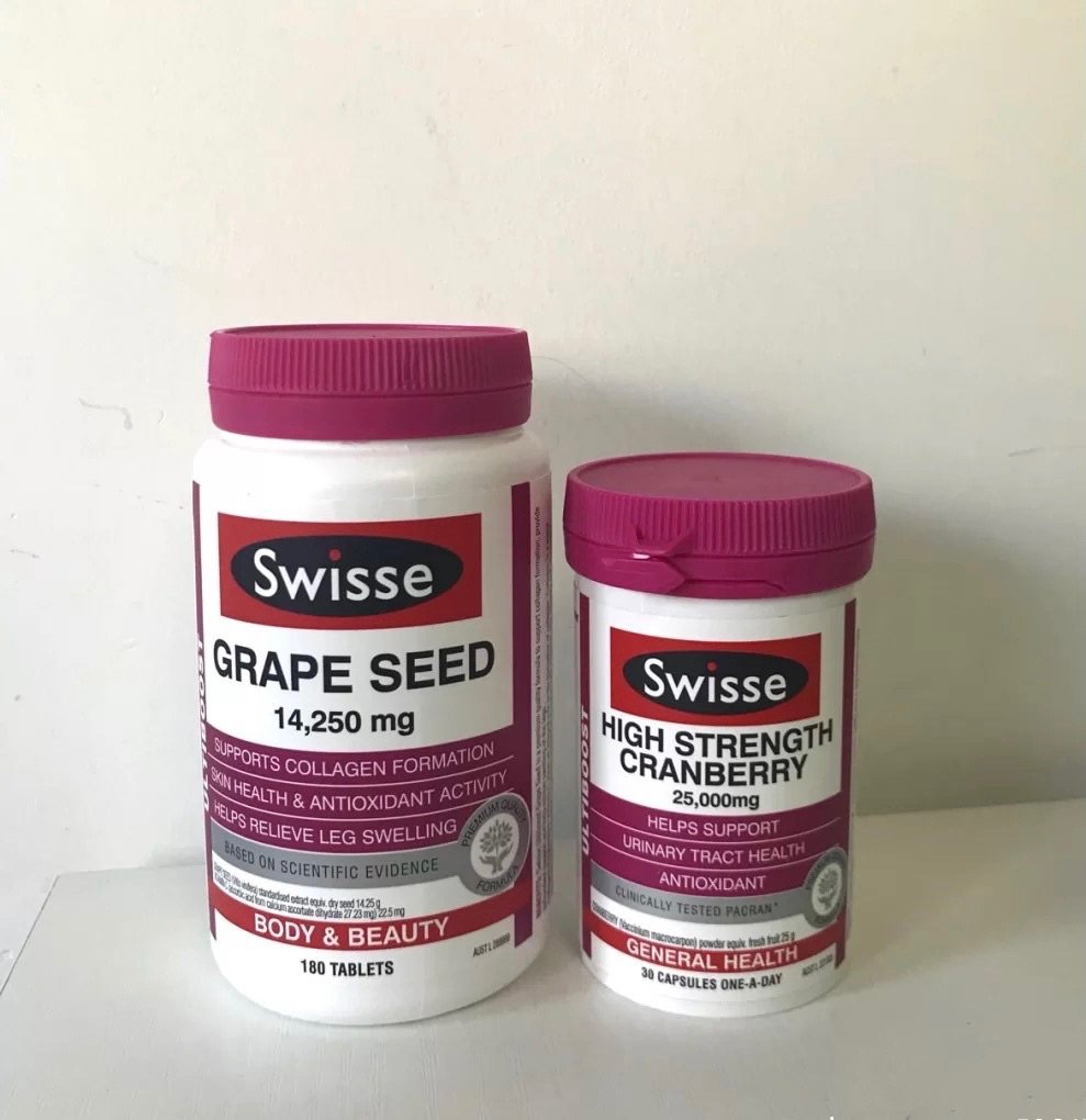 🔥 swisse蔓越莓胶囊含有丰富的植化素，花青素等，皆为