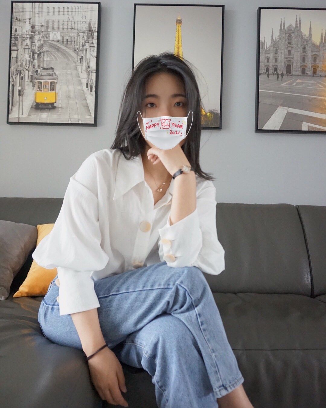 上衣👔：MJstyle💰150＋ 裤子👖：MJstyl