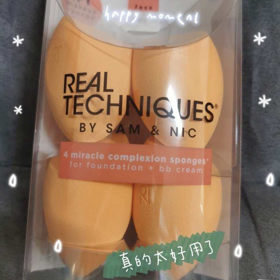⭕Real Techniques 奇迹肤色 美妆蛋，每套4个