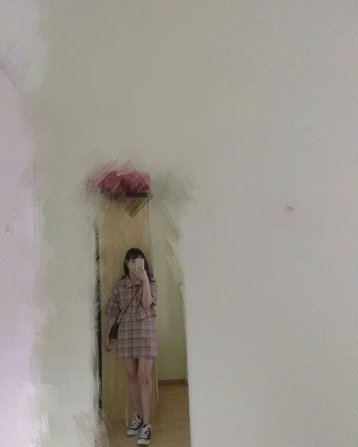今日穿搭格子衬衫裙套装，最喜欢这种一套套的不用自己去思考如何