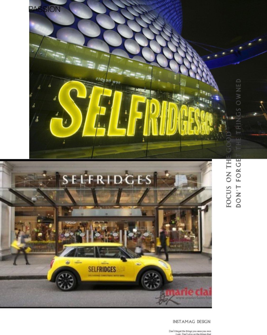 Selfridges塞尔福里奇百货公司，是伦敦最著名的百货公
