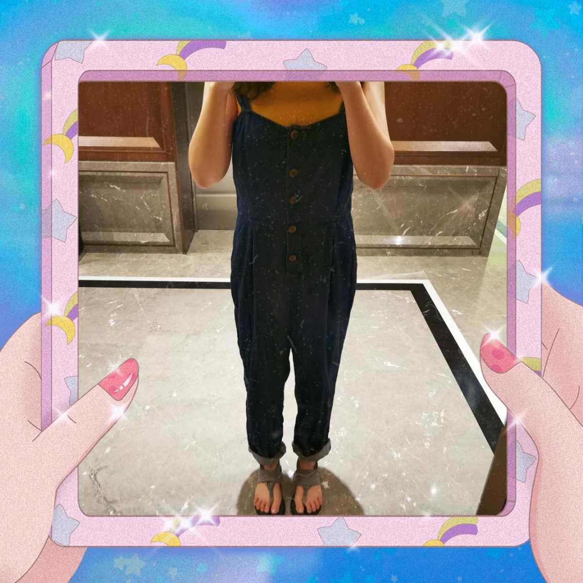 依旧是雨绵绵，凉风习习，盛夏里难得舒服的天气，那就继续长裤吧