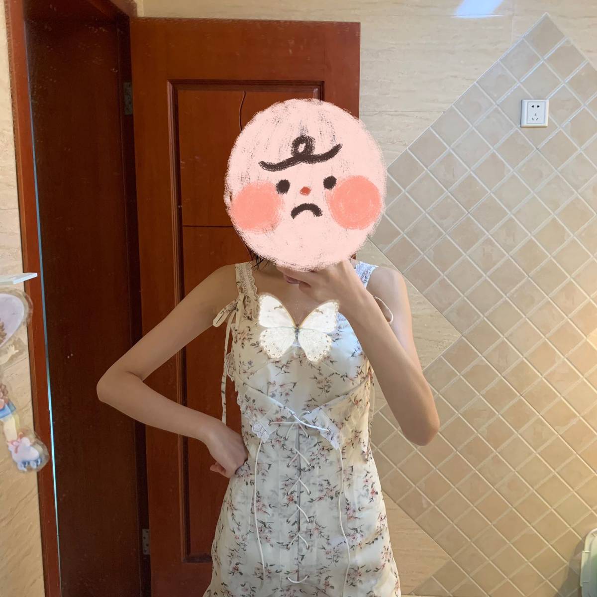 跟那条小碎花裙一起入的 有些些不大适合我 本就贫瘠的🐻在这