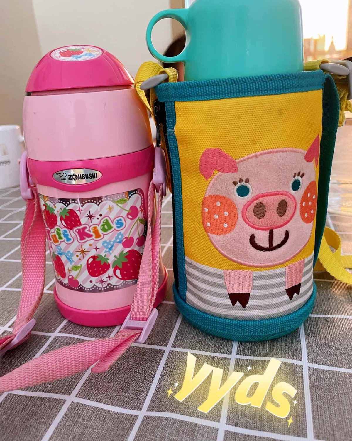 ✅看看我家充满岁月痕迹的儿童水杯，利用率极高，颜值也很符合小