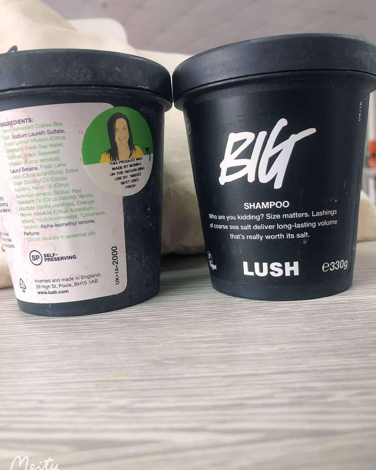 LUSH big 丰盈洗发膏🌈🌈 油头救星  🇬🇧 
