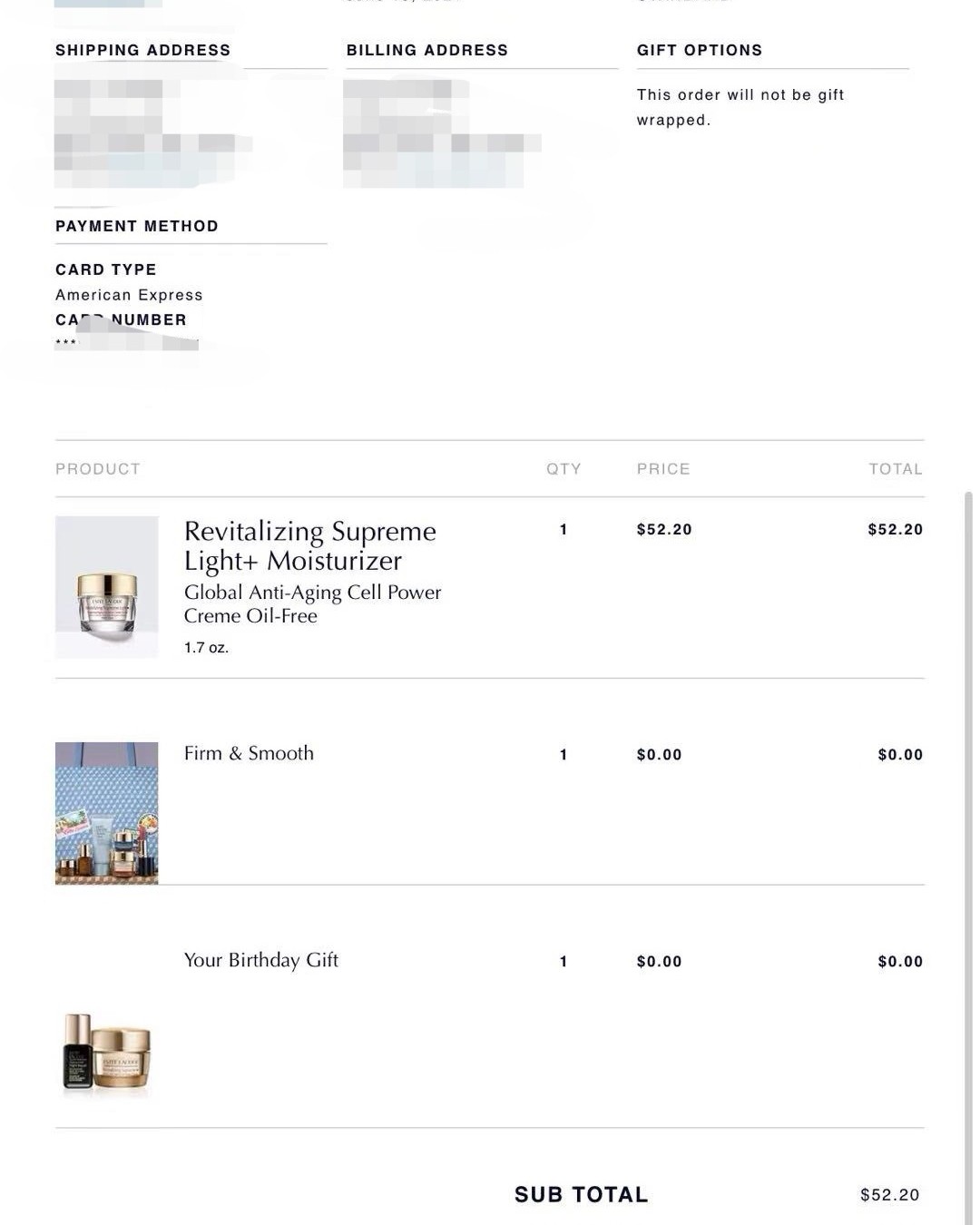 美国运通卡下买东西真的是太划算了，正好雅诗兰黛官网智妍面霜清