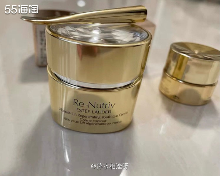 ✨雅诗兰黛白金眼霜，凝萃喜马拉雅极地花的非凡能量，2倍高纯浓