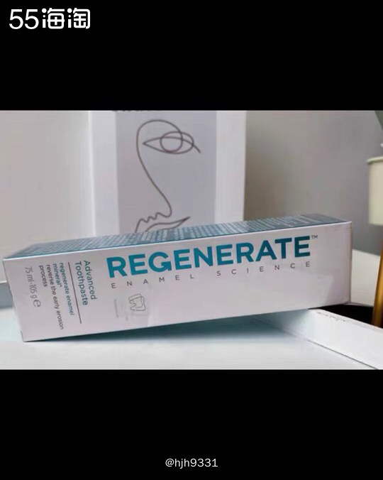 Regenerate 高级牙膏-经过证明-矿化牙釉质，打造坚