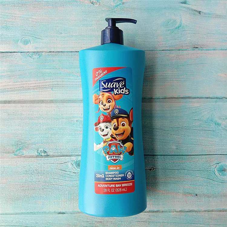 ✅Suave 儿童洗发露、护发素、沐浴露3合1，该配方能够清