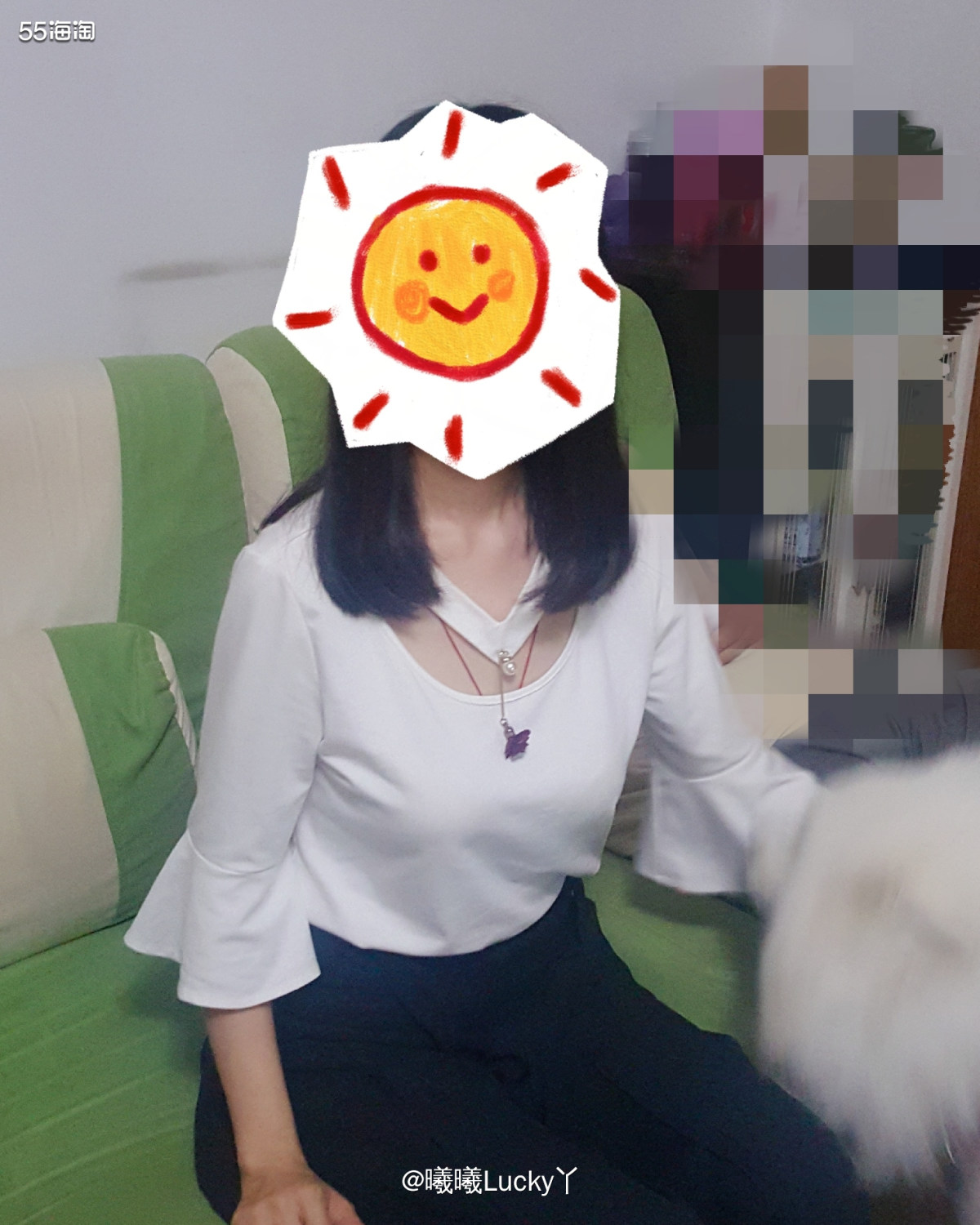 一周穿搭打卡✔白色上衣+阔腿裤装  ♛今天分享的是端庄一些的