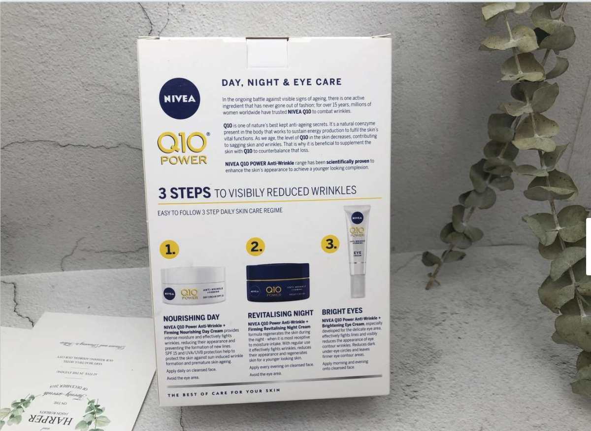 ✅妮维雅辅酶 Q10 Power 肌能护肤套装内含肌能抗皱防