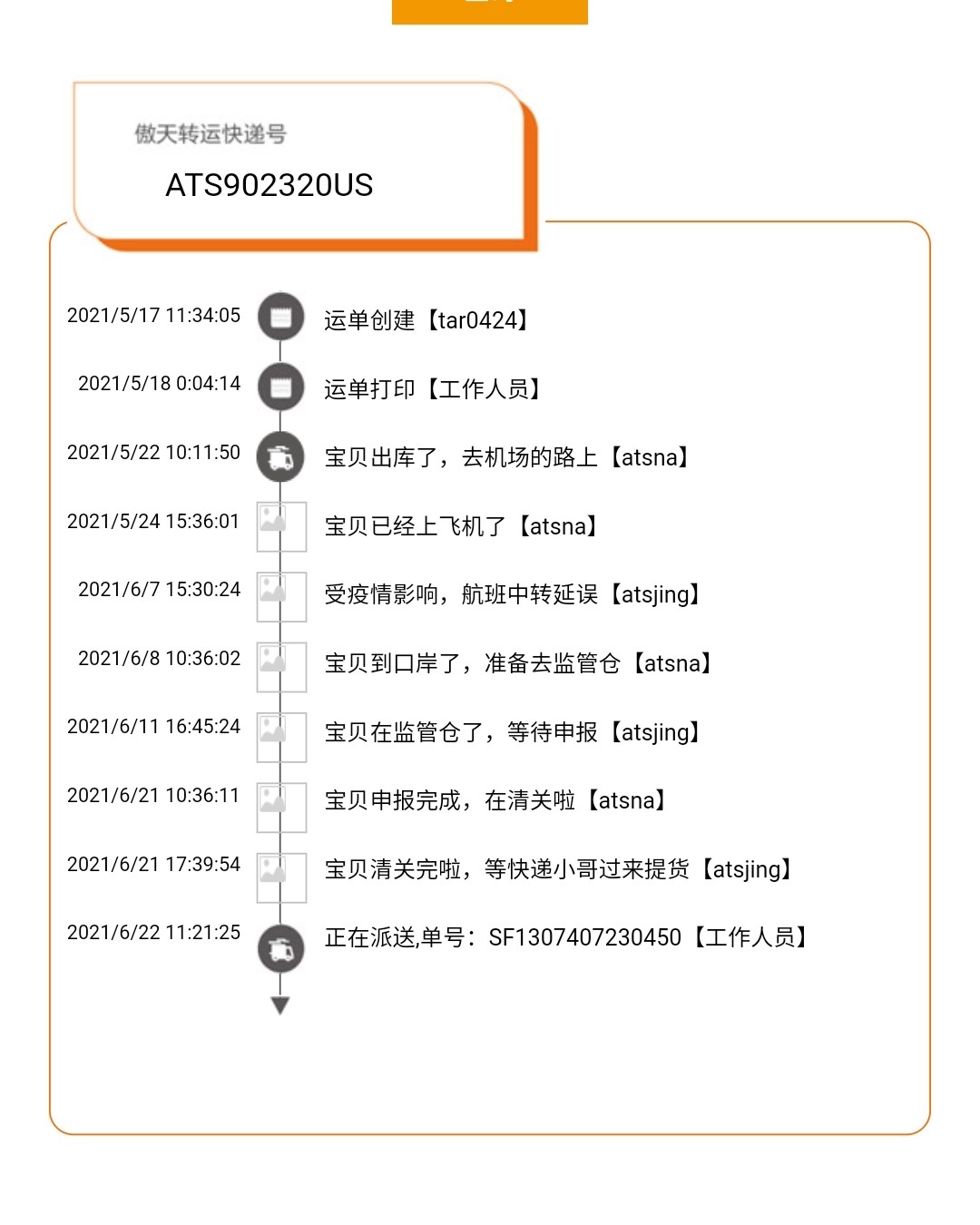 这款包一上新就买了，现在已经断货了。之前用其他的转运地址下奥