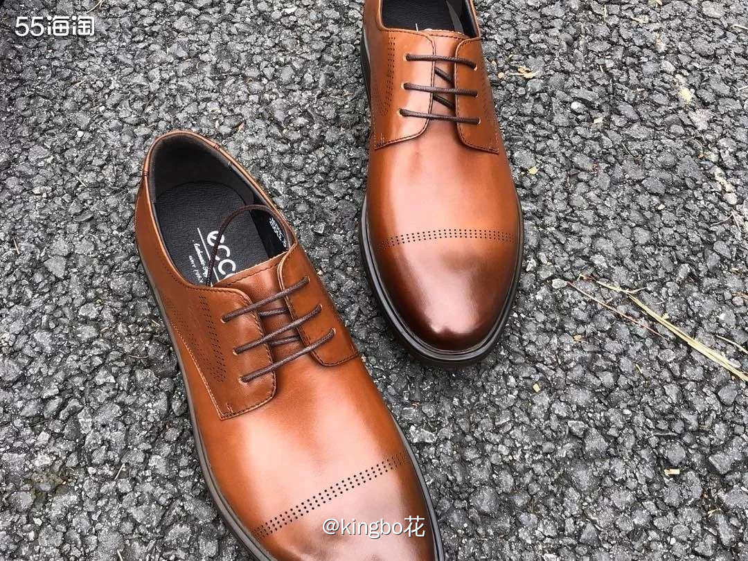 ▶️海外购必buy，好价收ECCO爱步牛津布皮鞋，防水透气又
