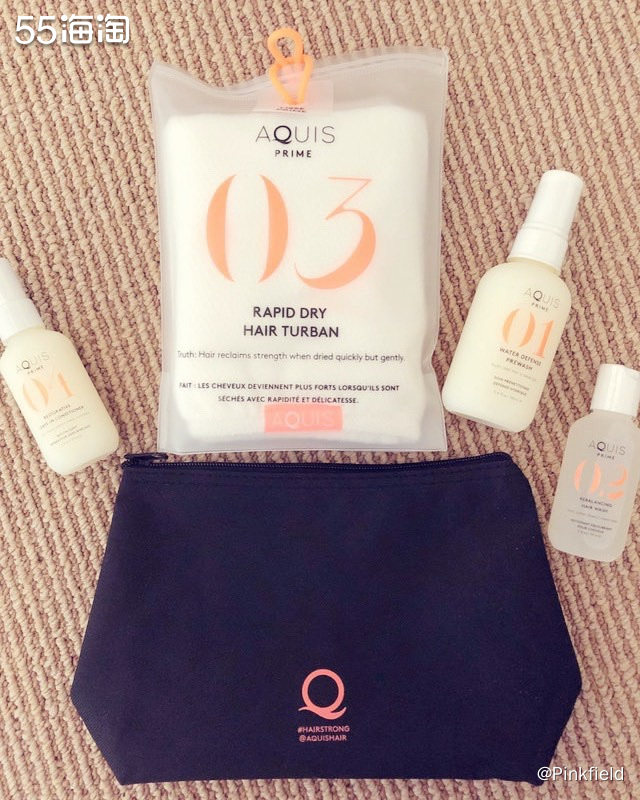 ✨AQUIS是美国专业的干发帽品牌，以超细纤维材质的独特面料
