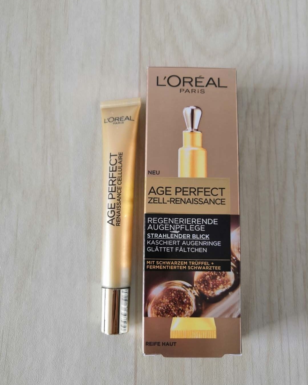 欧莱雅Age Prefect金致臻颜黑松露眼霜 容量：15m