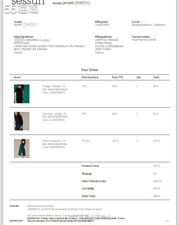 🇫🇷法国女装品牌Sessun创建于1998年，👗服装都