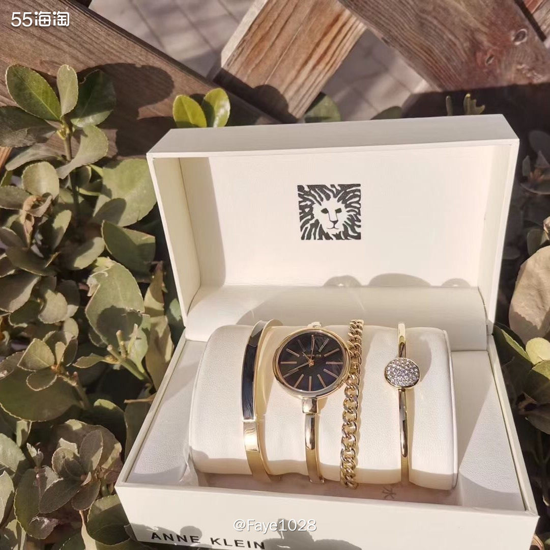 AK手表手镯套装，实物超赞物有所值～～  6月海外购的战利品