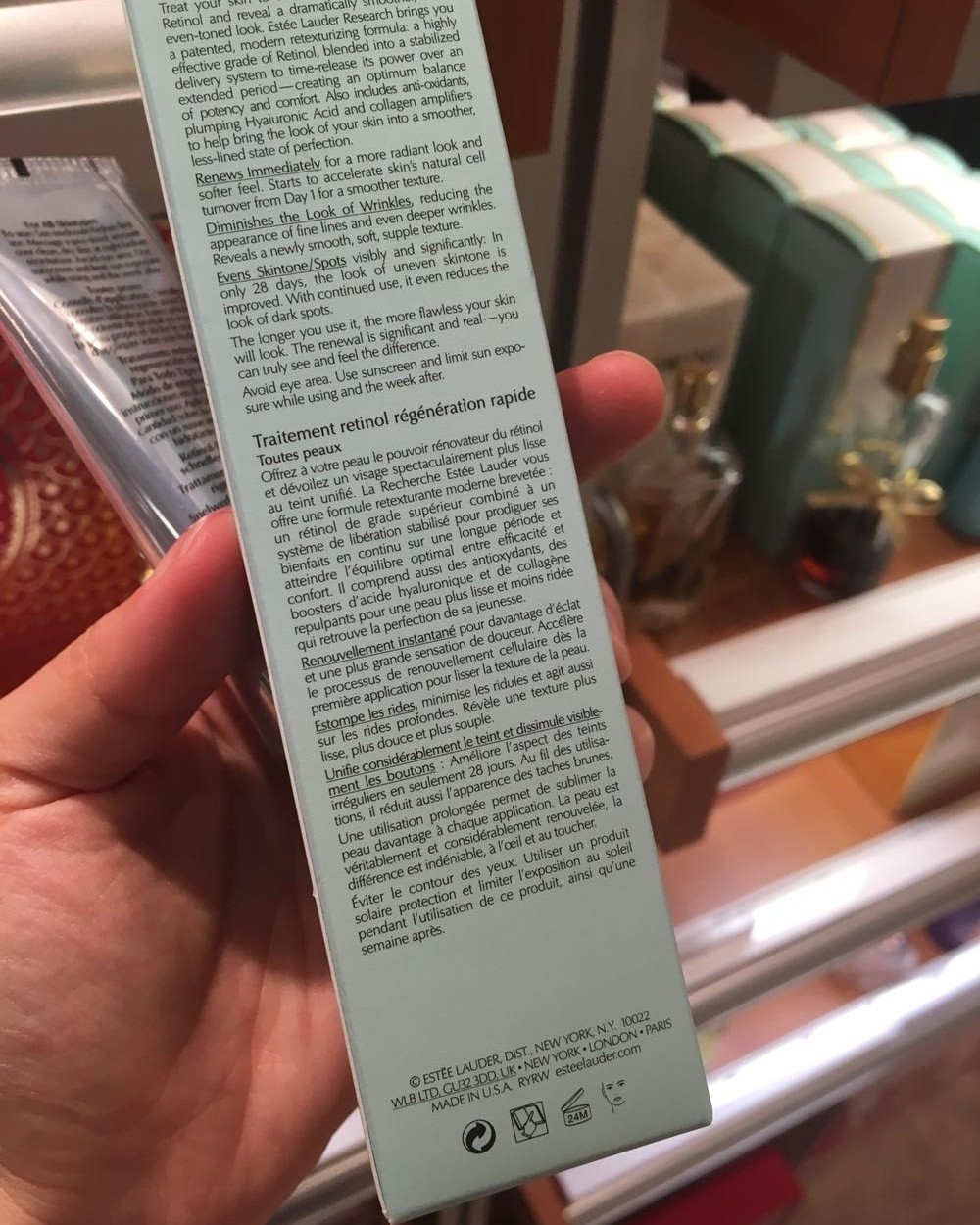 ✅雅诗兰黛专研抚纹面部精华素视黄醇A醇30ml， 这款精华素