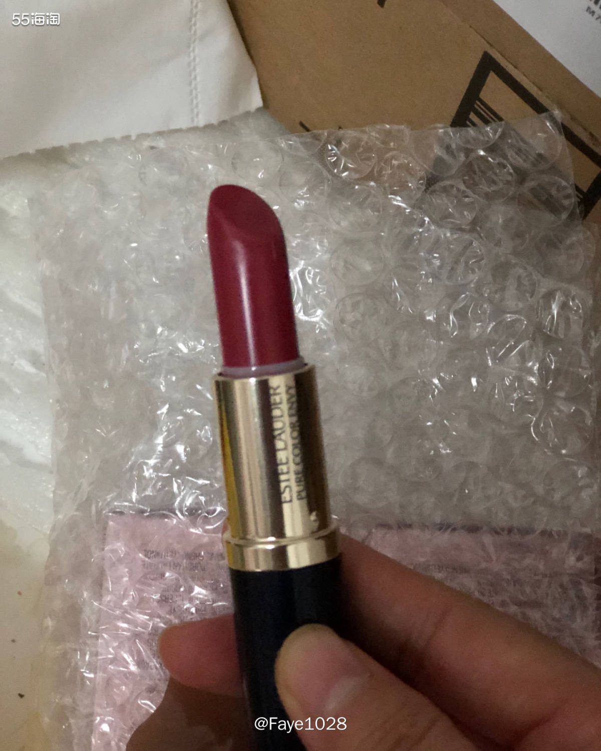 简装口红自用真的香～～3.5g一点都不输正装  雅诗兰黛礼包