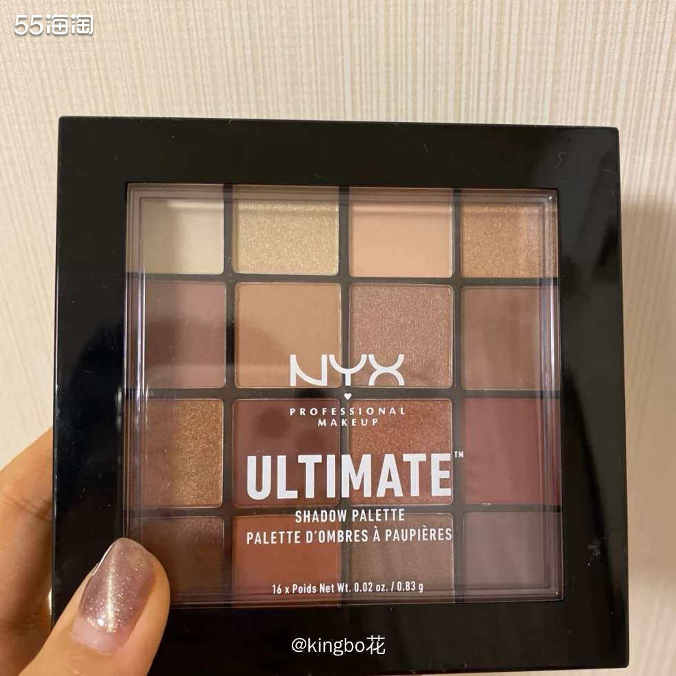 🔴运通好物种草，NYX 16色眼影盘， 平价也掩盖不了它的