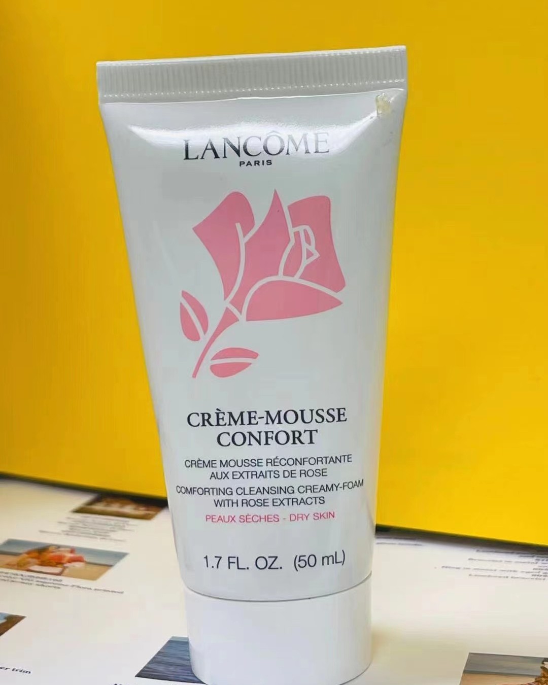 🌟Lancome 🌟兰蔻清莹柔肤洁面乳50ml粉色小样 