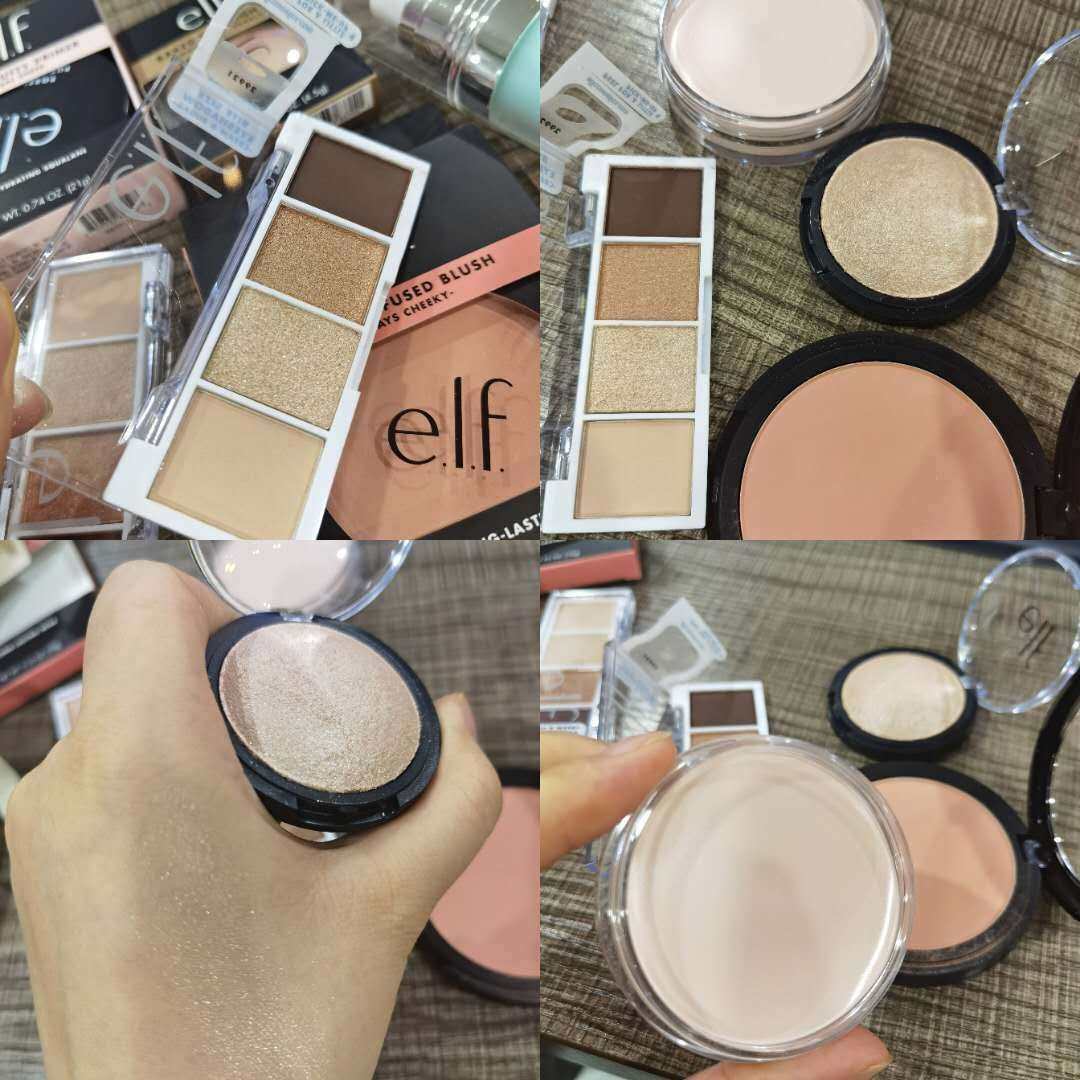 拖延症**者来交作业了，4月在elf美国官网海淘了眼影和腮红