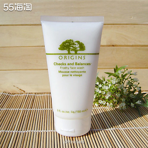⚪️Origins悦木之源均衡泡沫洗面奶，只要一点点加水就可