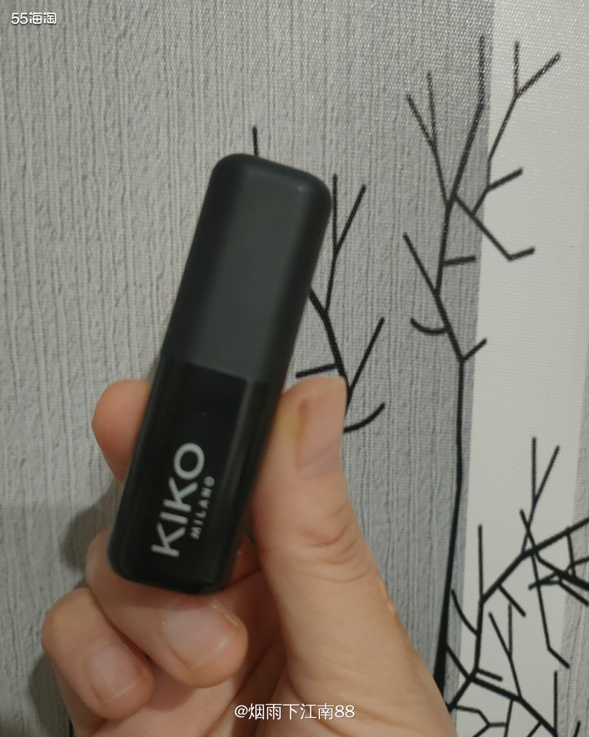 这支KIKO口红407，是上次55海淘晒单中的实物奖，这个品