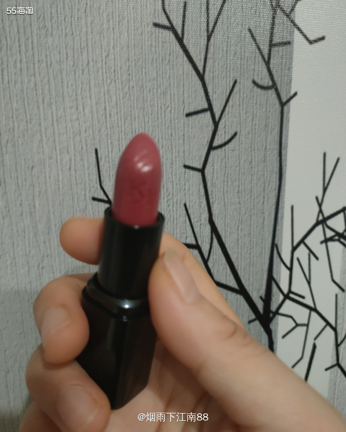 这支KIKO口红407，是上次55海淘晒单中的实物奖，这个品