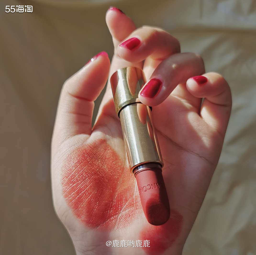 . 💄 种草了许久的爆断王兰蔻口红196，这些年兰蔻口红的