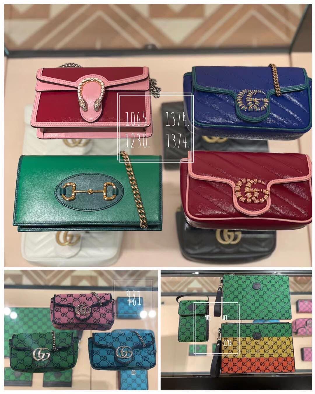 古驰的新款，夏日色彩**斓