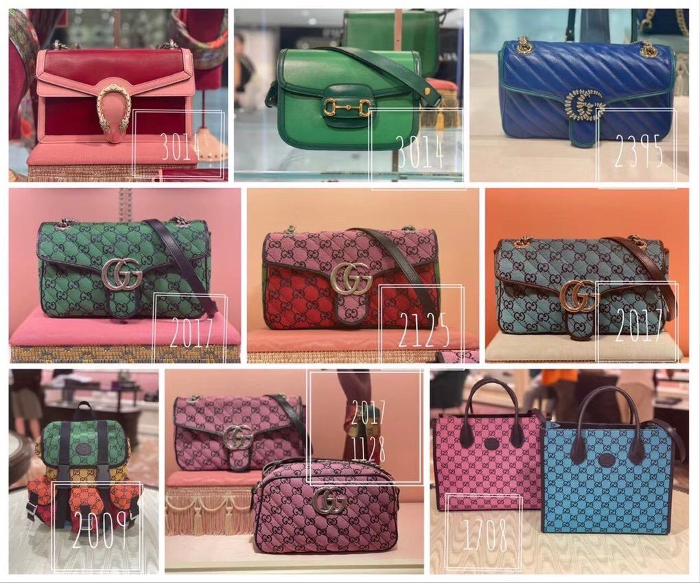 古驰的新款，夏日色彩**斓