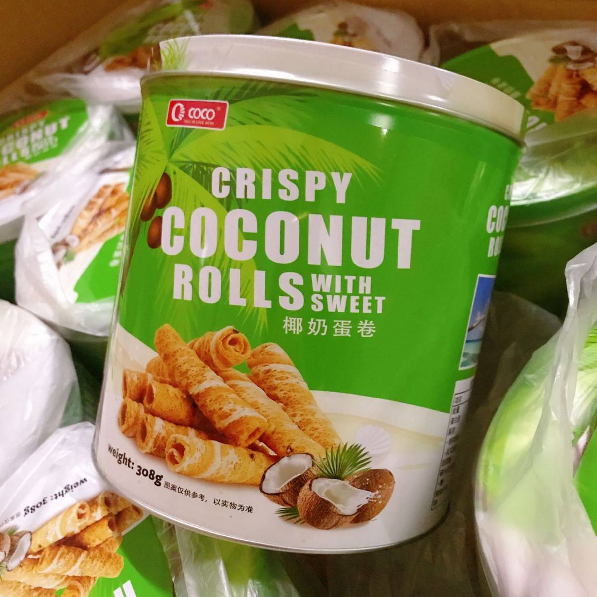 🥥我们家很喜欢吃跟椰子相关的食物，比如我们常年在喝的椰青，